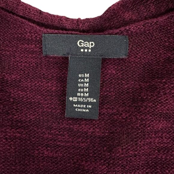 Gap Slub Knit Open Front Cardigan Medium - Picture 3 of 5
